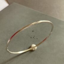 Twist - minimal silver bracelet - design jewelry - MADE TO ORDER