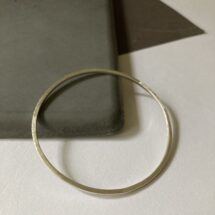 Hoop - minimal silver bracelet - designer jewelry, MADE TO ORDER